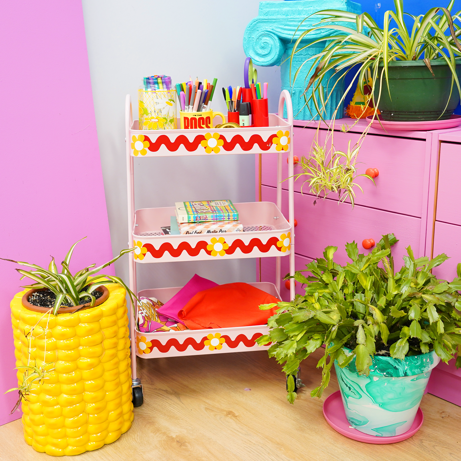 DIY Wavy Shelf with Cricut