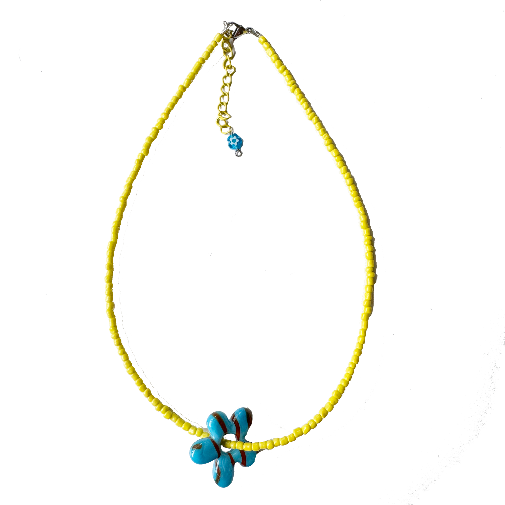 Flower Necklace - Yellow