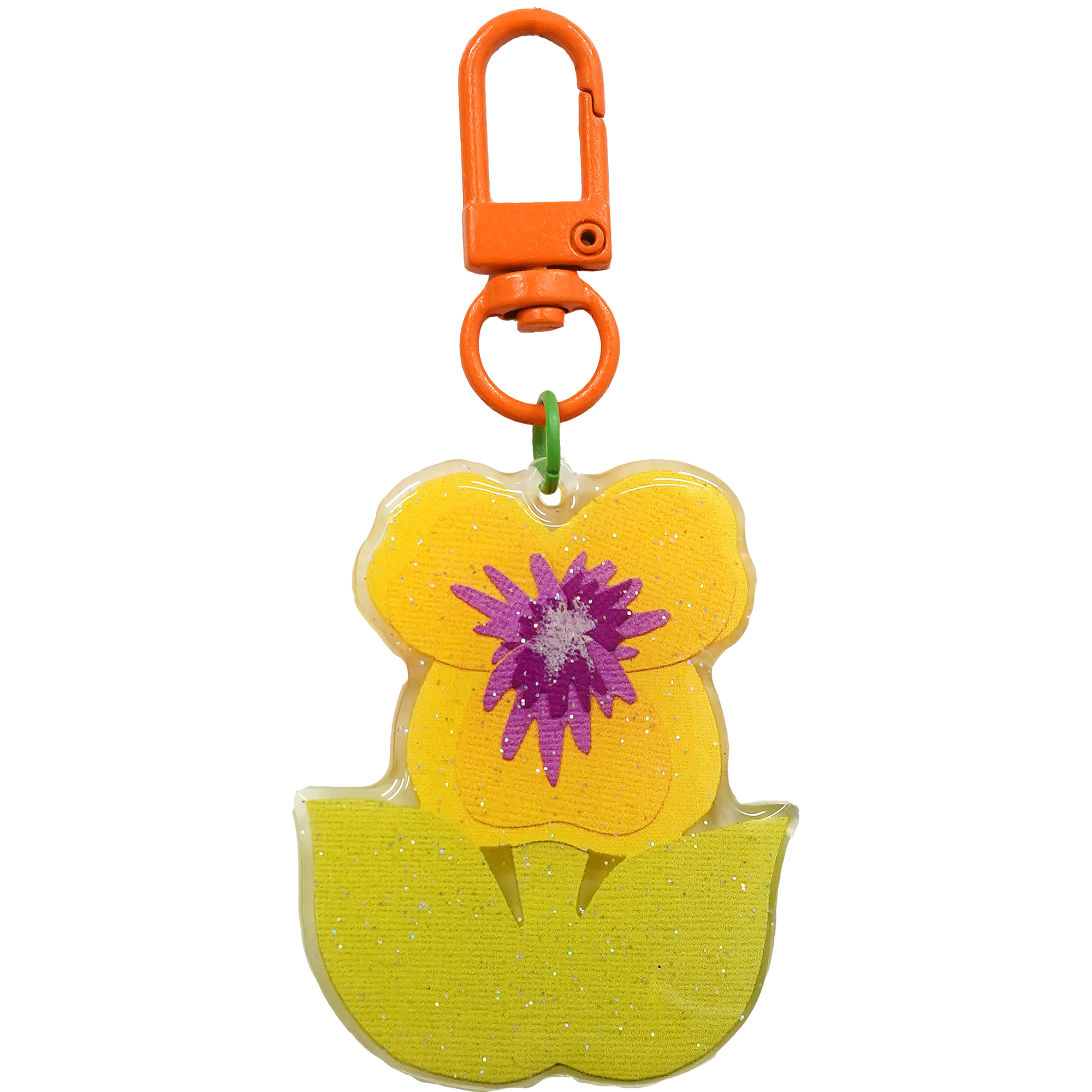 Pansy Keyring