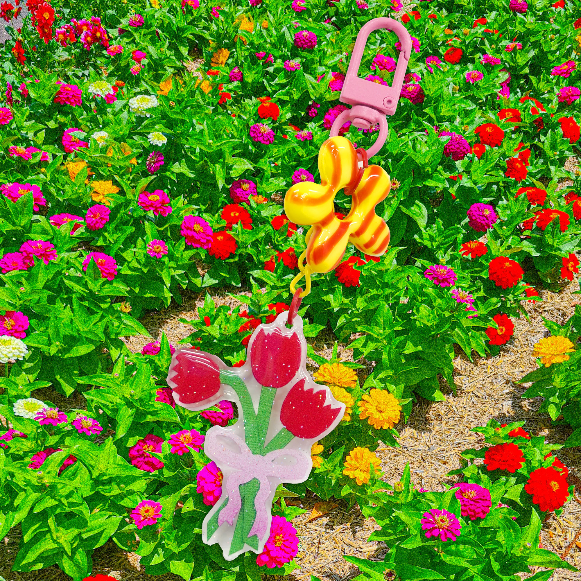 Tulips Bag Charm