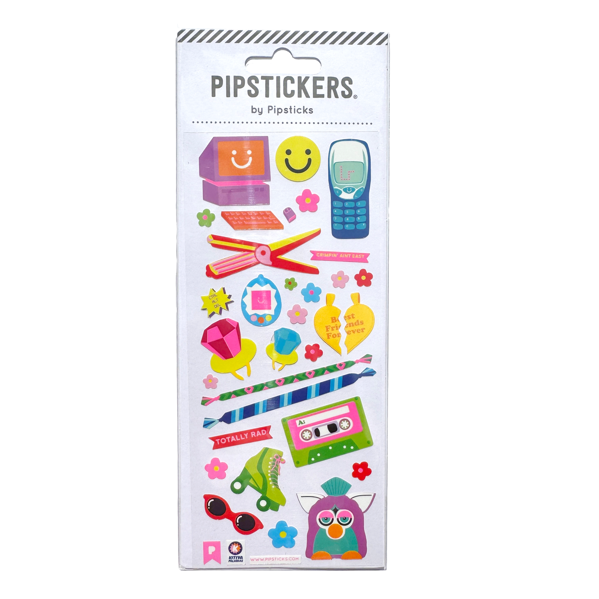 Kitiya Palaskas x Pipsticks collab sticker sheet - 80s Accessories